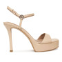 Sandalo Guess Hendora TC 120 in pelle rosa nude DS26GU20 FLPHENLEA03