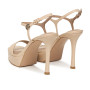 Sandalo Guess Hendora TC 120 in pelle rosa nude DS26GU20 FLPHENLEA03