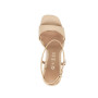 Sandalo Guess Hendora TC 120 in pelle rosa nude DS26GU20 FLPHENLEA03