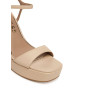 Sandalo Guess Hendora TC 120 in pelle rosa nude DS26GU20 FLPHENLEA03