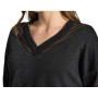 Maglia chiusa donna Liu Jo nero ES26LJ14 TA6244 MS49I 04858