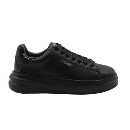 Scarpe  Guess sneaker Elbina 10 in pelle black/ paillettes DS26GU24 FLFE10ELE12