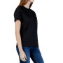 T-shirt donna Guess pocket logo strass nero ES26GU39 W6GI17K3037