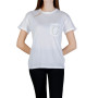 T-shirt donna Guess pocket logo strass bianco ES26GU41 W6GI17K3037