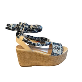 Sandalo platform Liu jo Bali 03 capri/ milk DS26LJ10 SA6087 TX133 S4056