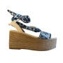 Sandalo platform Liu jo Bali 03 capri/ milk DS26LJ10 SA6087 TX133 S4056