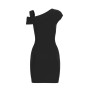 Abito donna Guess vestito Brigitte mini black ES26GU40 W6GK23K3017 JBLK