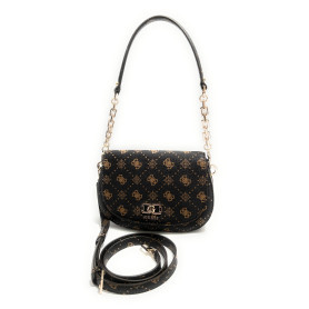 Borsa donna Guess Emelie logo espresso logo BS26GU117 GP992820