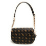 Borsa donna Guess Emelie logo espresso logo BS26GU117 GP992820