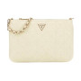 Borsa a mano Guess flat pouch ecopelle trapuntata stone BS26GU121 PW7568P6274