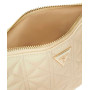 Borsa a mano Guess flat pouch ecopelle trapuntata stone BS26GU121 PW7568P6274