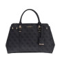 Borsa Guess a mano/tracolla Leona logo girlfriend satchel coal logo BS26GU132 SG991706