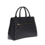 Borsa Guess a mano/tracolla Leona logo girlfriend satchel coal logo BS26GU132 SG991706
