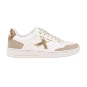 Sneaker donna Munich Legit Woman 109 bianco/ oro DS26MU01 8908109