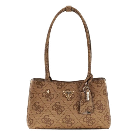Borsa donna Guess Meridian II latte logo BS26GU173 OS697409