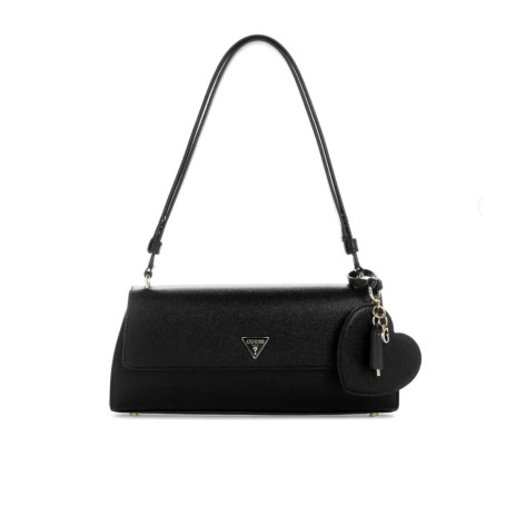 Borsa a tracolla Guess Isobel convertible xbody flap black BS26GU194 BG993221