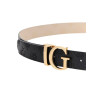 Cinta donna Guess James adjustable/reversible black/rose 4G logo CS26GU21 BW7861P3430