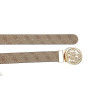 Cinta donna Guess Nolana 4g reversible latte logo CS26GU19 BW9166P4235