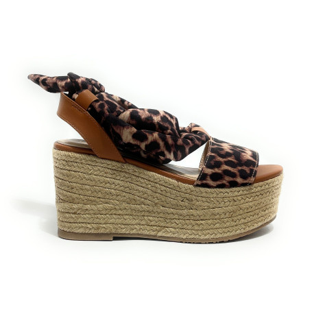 Sandalo platform Liu jo Bali 03 leopard/ saddle DS26LJ11 SA6087 TX133 S4057