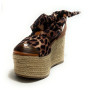 Sandalo platform Liu jo Bali 03 leopard/ saddle DS26LJ11 SA6087 TX133 S4057