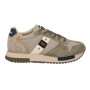 Scarpe Blauer sneaker Queens suede/ tessuto military/ taupe US26BU01 S6QUEENS01/NUB