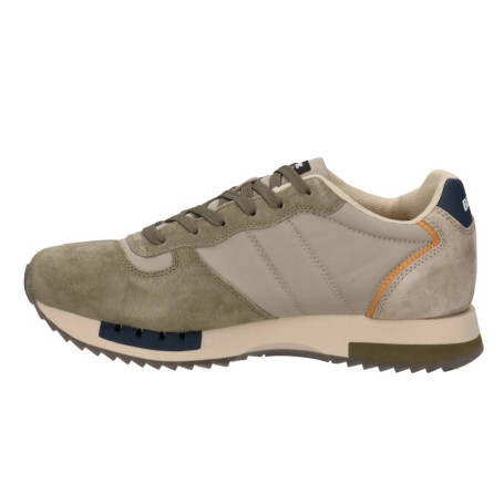 Scarpe Blauer sneaker Queens suede/ tessuto military/ taupe US26BU01 S6QUEENS01/NUB