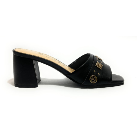 Sandalo Guess Gauri TC 60 in ecosuede black DS26GU40 FLJGAUELE03