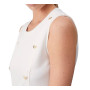 Abito donna Liu Jo corto in jersey white milk ES26LJ24 TA6126 J5942 10105