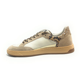 Sneaker donna SVNTYSX 7/6 Stay-D10 leopard/gold DS26SV02