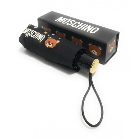 Ombrello Moschino retraibile toy stars compact nero O22MO09 8211