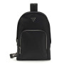 Borsa Guess tracolla uomo Milano backpack crossover nylon nero UBS26GU21 HMMINYP6202