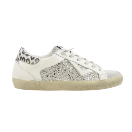 Scarpe donna 4B12 sneaker champagne/ leo DS26QB05 SUPRIME-D8006