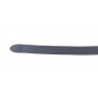 CINTURA DA UOMO ZERBINI COTONE ELAST. E PELLE BLU E FIBBIA SILVER A15ZE02