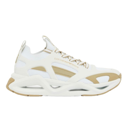 Sneaker EA7 Emporio Armani Infinity Cage white/ light gold US26EA23 7X000383 AF19525 M0039