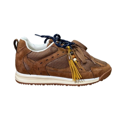 Sneaker donna Gold&gold ecopelle scamosciata brown DS26GG08 GB1055