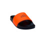 Beach slippers logo Sun68 1164 nero/arancio fluo uomo US26SU21 X36101