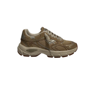Scarpe donna 4B12 sneaker running Newrun beige DS26QB08 NEWRUN-D03