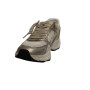 Scarpe donna 4B12 sneaker running Newrun platino DS26QB09 NEWRUN-D01