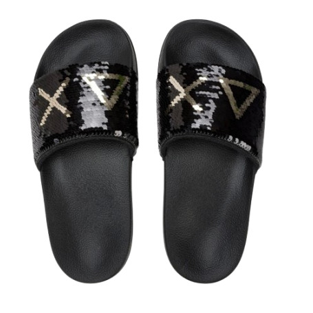 Slippers beach donna Sun68 1143 nero/ oro DS26SU18 X36203