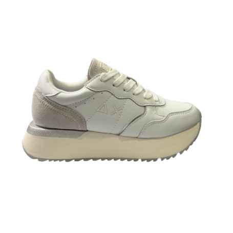 Sneaker Sun68 Big Ally leather 01 bianco DS26SU24 Z36210