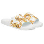 Slippers donna Versace Jeans Couture bianco DS26VE02 80VA3SQ3 ZS365 G03