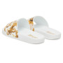 Slippers donna Versace Jeans Couture bianco DS26VE02 80VA3SQ3 ZS365 G03