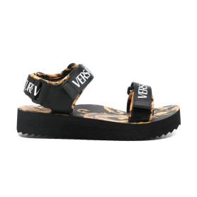 Sandalo donna Versace Jeans Couture nero DS26VE04 80VA3SX4 ZSS82 G89