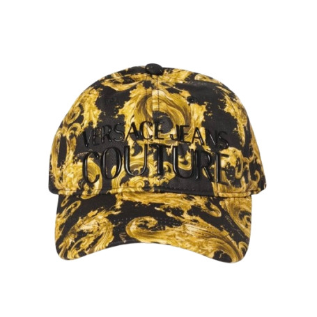 Cappello Baseball Versace Jeans Couture printed baroque black/ gold CS26VE05 80VAZK10 ZG420 G89