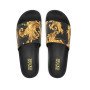 Slippers uomo Versace Jeans Couture nero US26VE06 80YA3SQ4 ZS365 G89