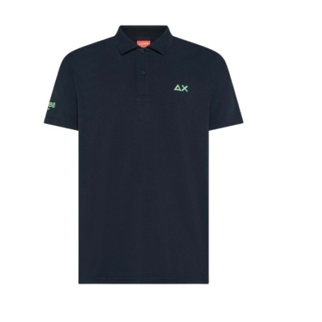 Polo jersey uomo Sun68 navy blue ES26SU07 A36160