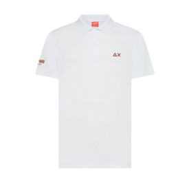 Polo jersey uomo Sun68 01 bianco ES26SU08 A36160
