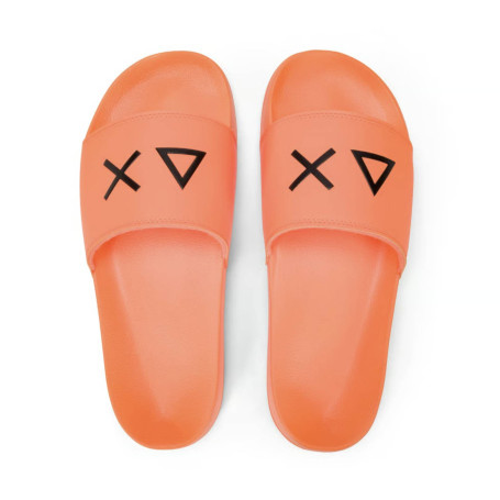 Slippers logo Sun68 64 arancio fluo uomo US26SU28 X36110