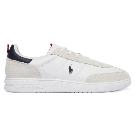 Sneaker Polo Ralph Lauren Bedford in pelle/ suede white/ navy blue US26PO04 809P01619001