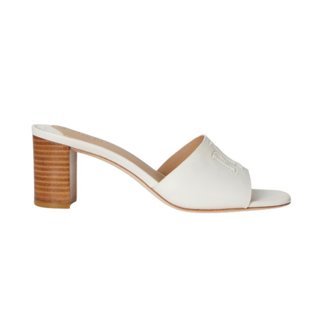 Sandalo Lauren Ralph Lauren Everley TC 60 in vitello bianco DS26RL07 802967764001